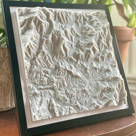 Cherokee 3D Topographic Map