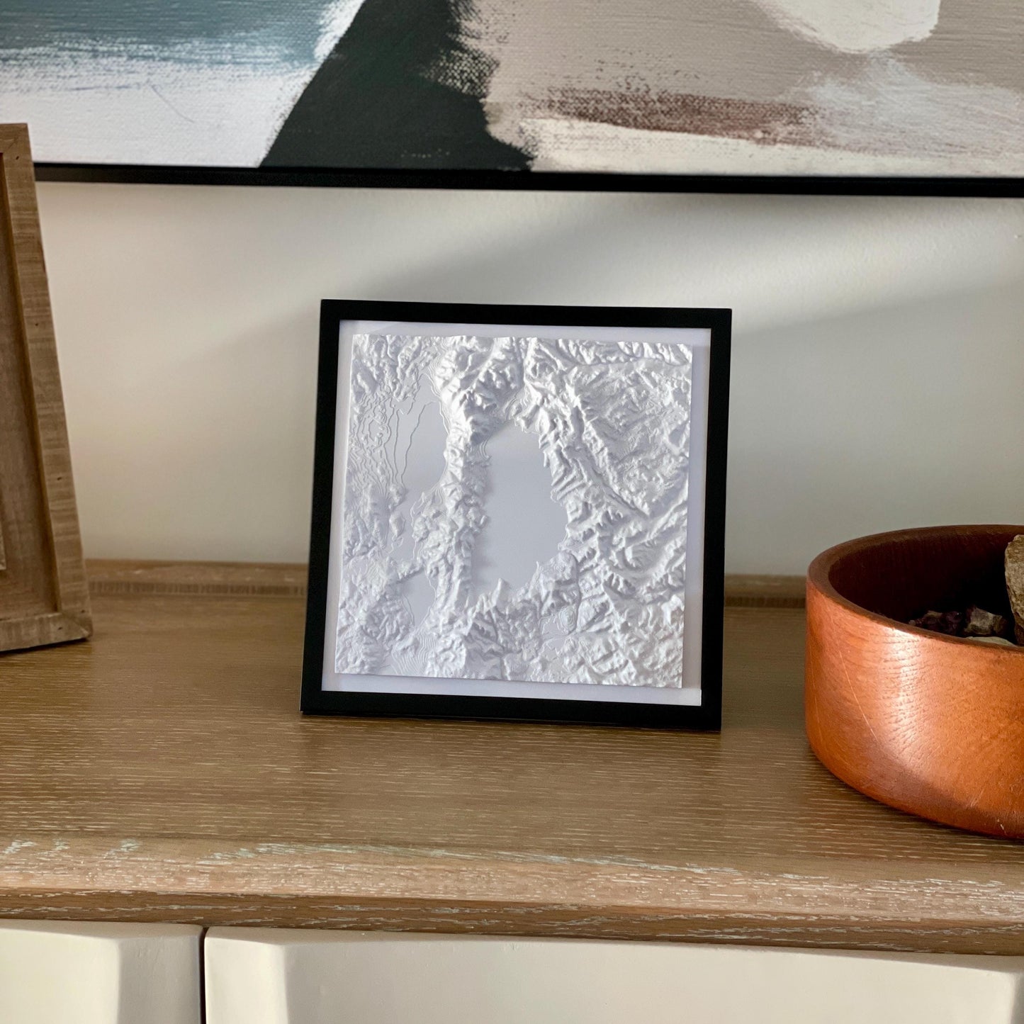 Lake Tahoe 3D Topographic Map