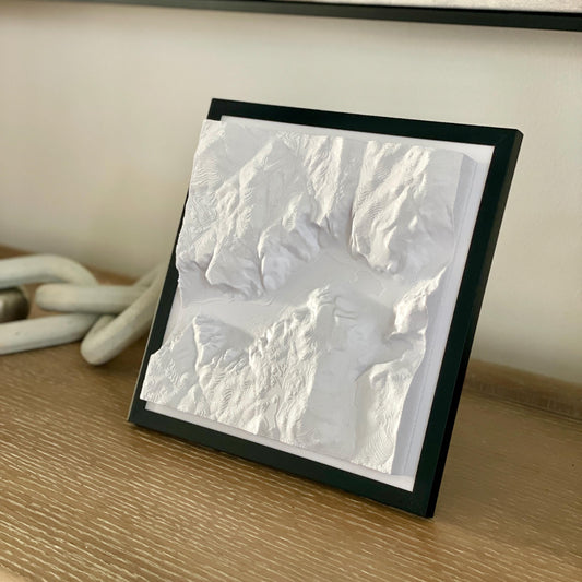 Yosemite Valley 3D Topographic Map